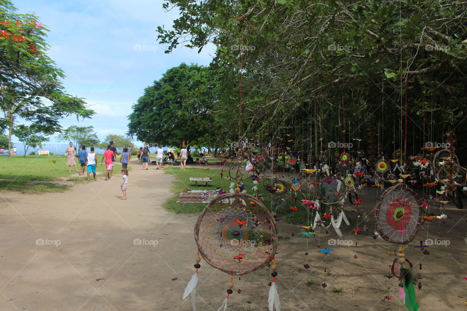 Village on the beach