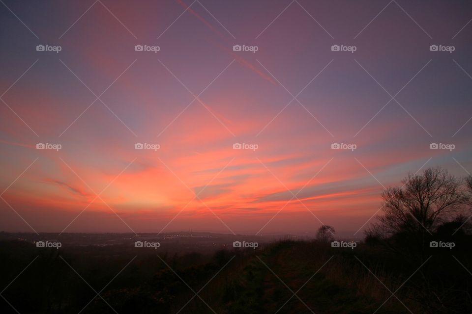 Sunset Parkhall Hills in Stoke on Trent