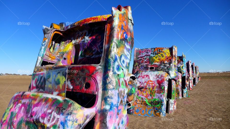 Cadillac Ranch art installation