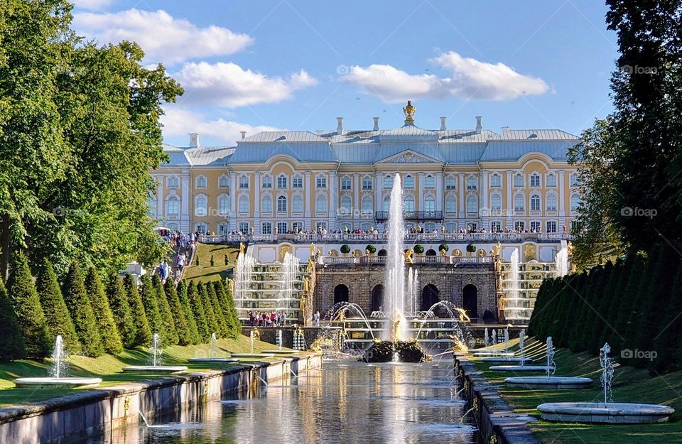 Architecture ✨🏛️ The palace ✨🏛️ Fontaine ✨🏛️