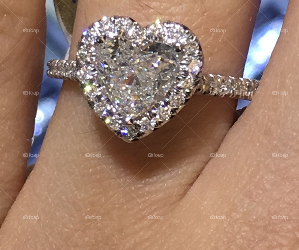 Heart shaped diamond 