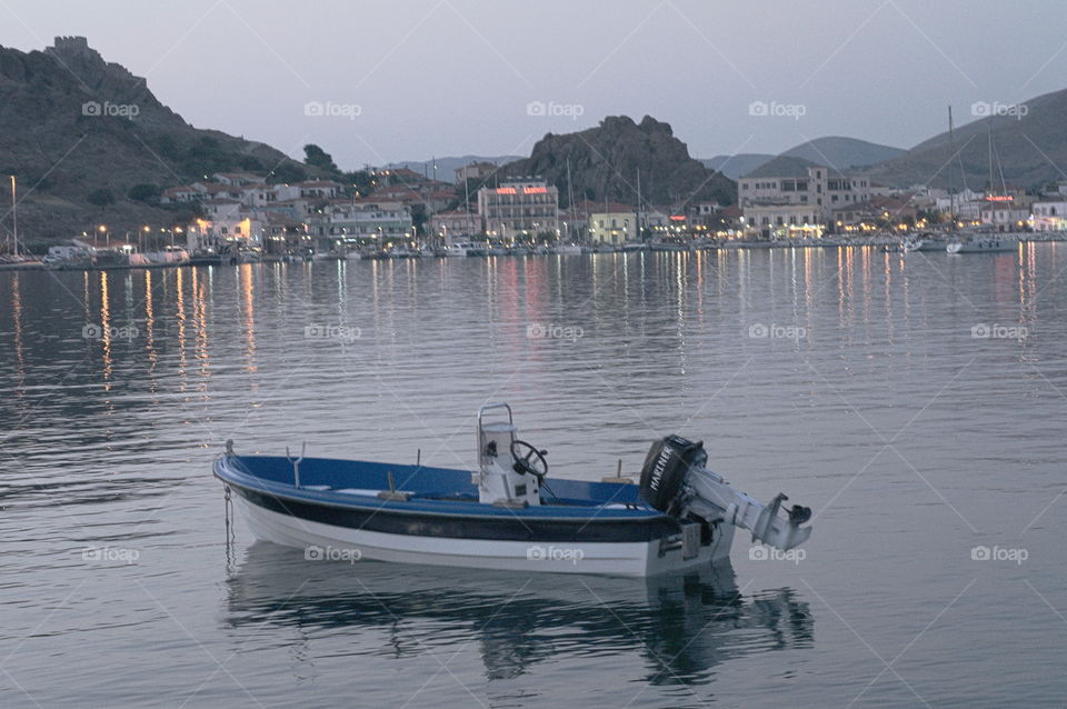 Sunset in Lemnos Greece