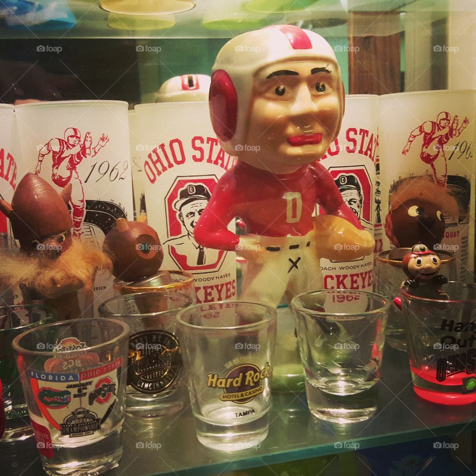 Buckeyes and Shot Glass Collection