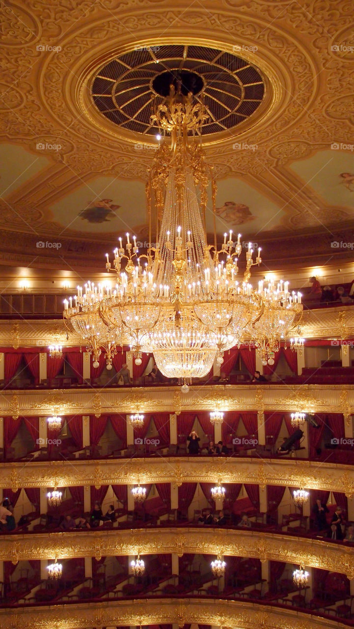 light lamp gold ballet by lenusik