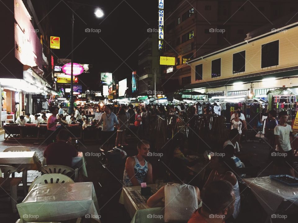 Night market.