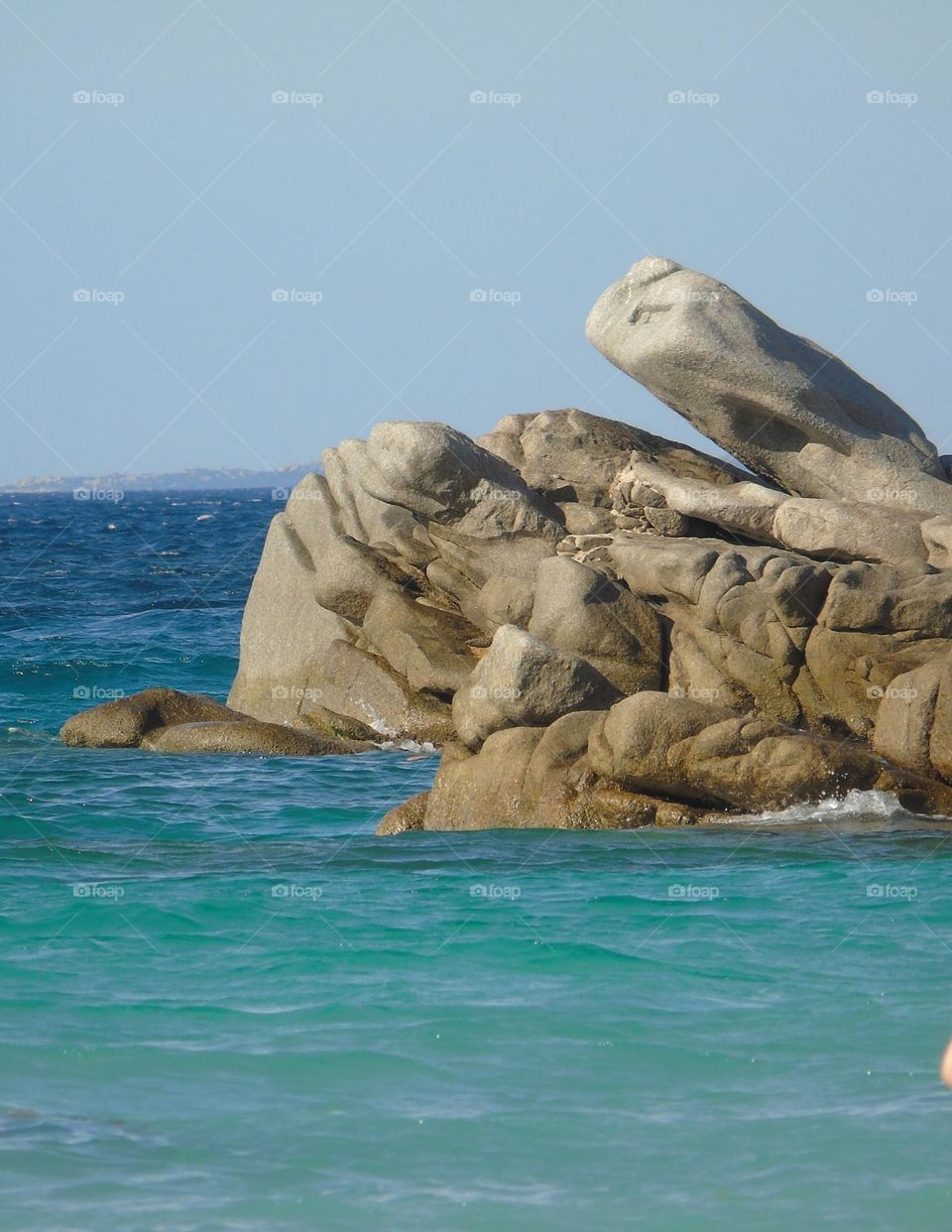 this is a photo taken on the beach of la rena banca in santa teresa di galura in sardinia