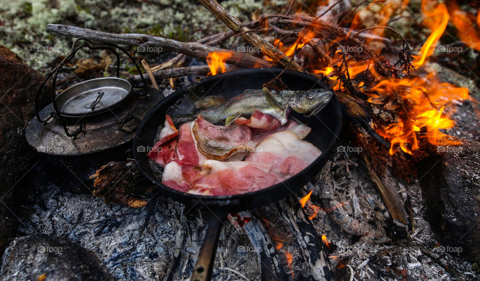 Frying Trout