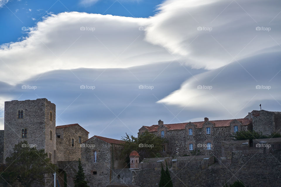 Clouds over Collioure 