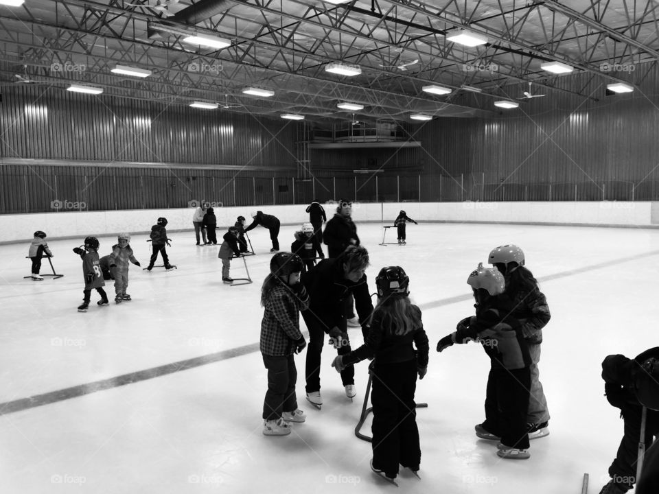 School field trip to the ice rink