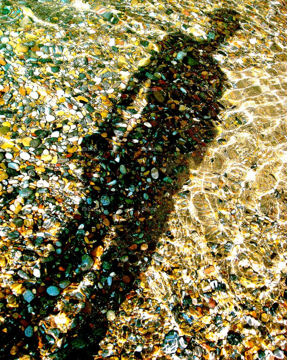 Man shadow on clear sea water amazing nature therapy summer holidays seascape wildlife beautiful nature Creta island Greece full on colours wonderful day hustling daydreaming naturalism crystal waters paradise bay traveling with friends