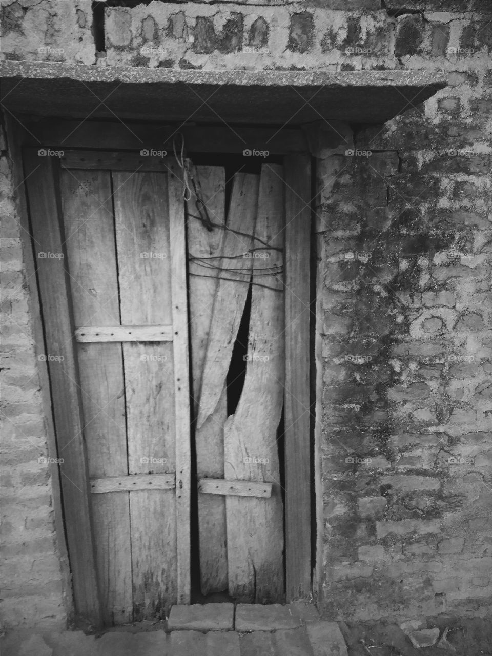 Old village door