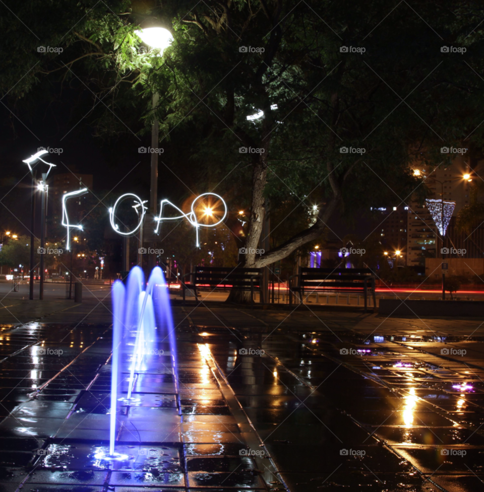 long exposure night foap by capoeira