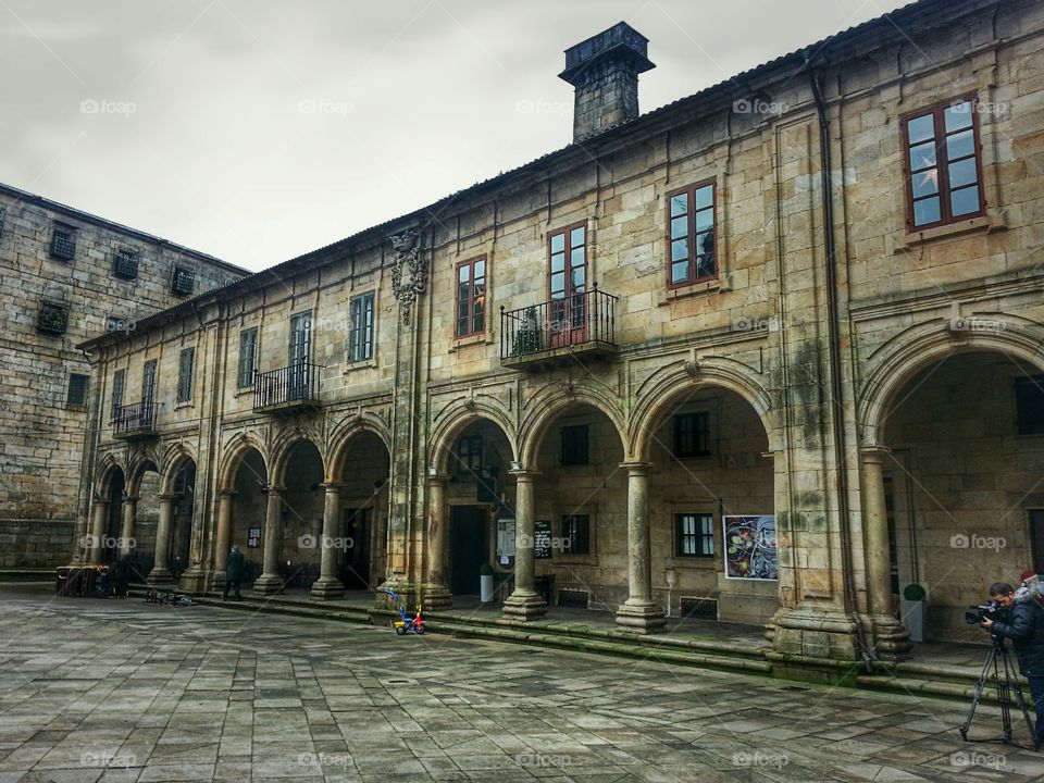 Casa da Conga. Casa da Conga, Praza da Quintana, Santiago de Compostela