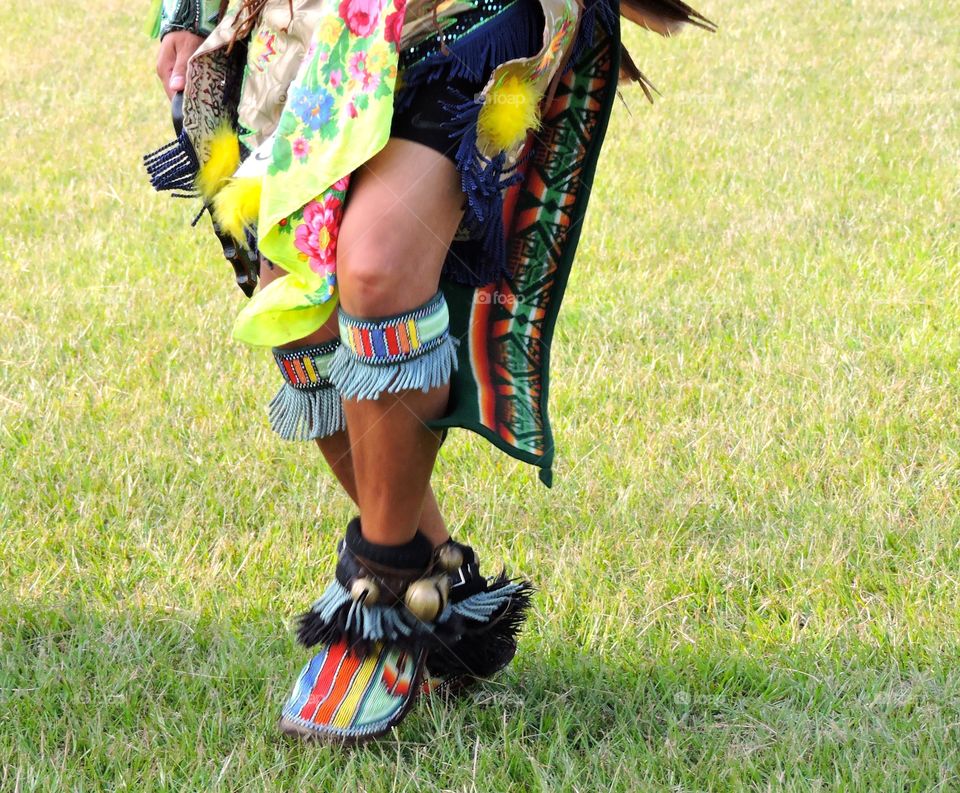 Indian dance at a Pow Wow