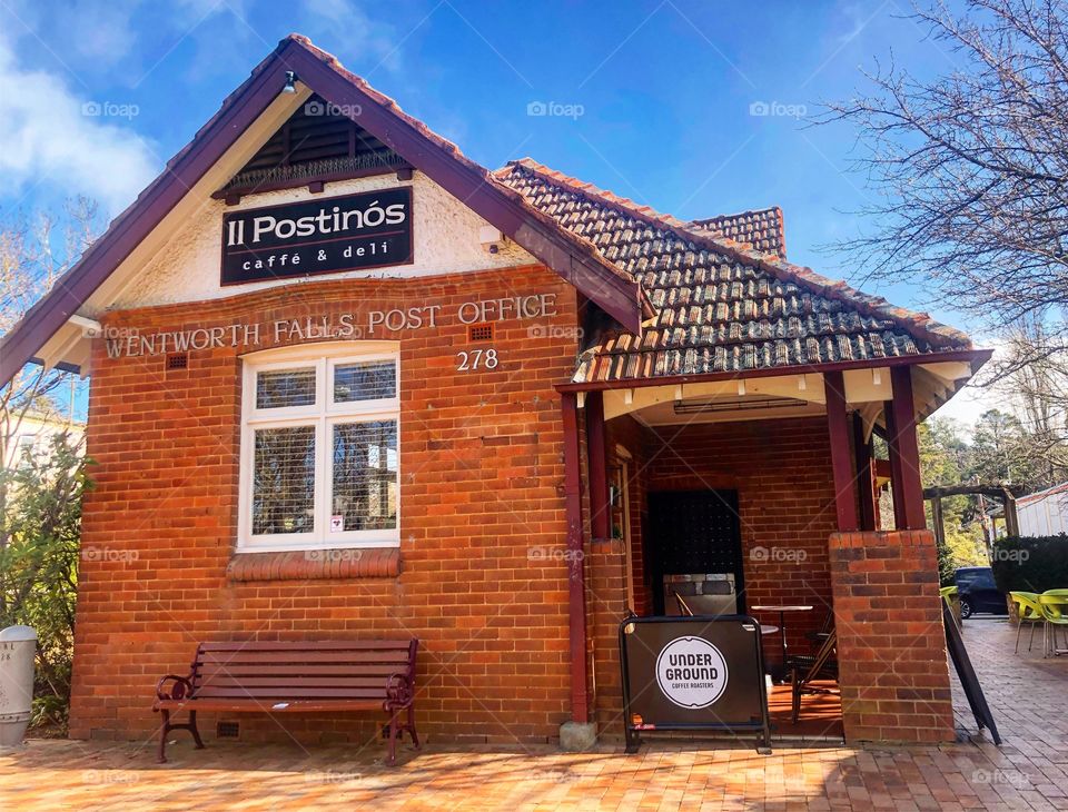 The old post office- now a cafe