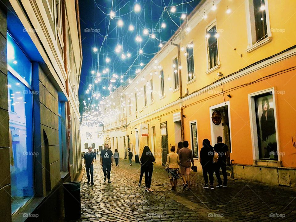 Cluj Napoca at night