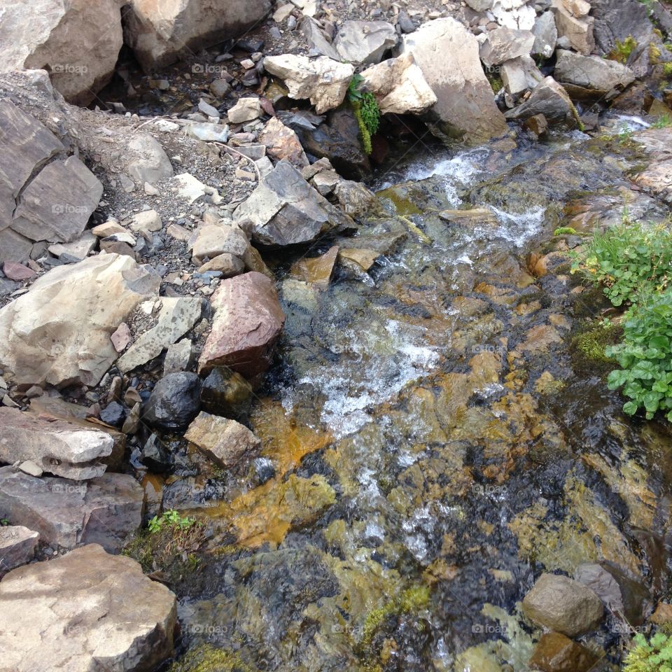 Rock, Stone, Nature, Water, Stream