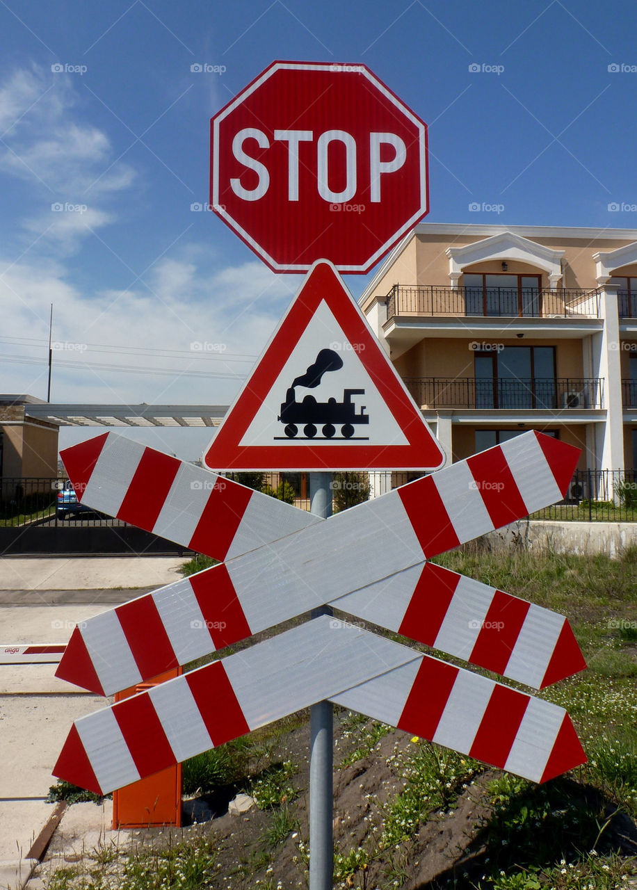 Railway sign