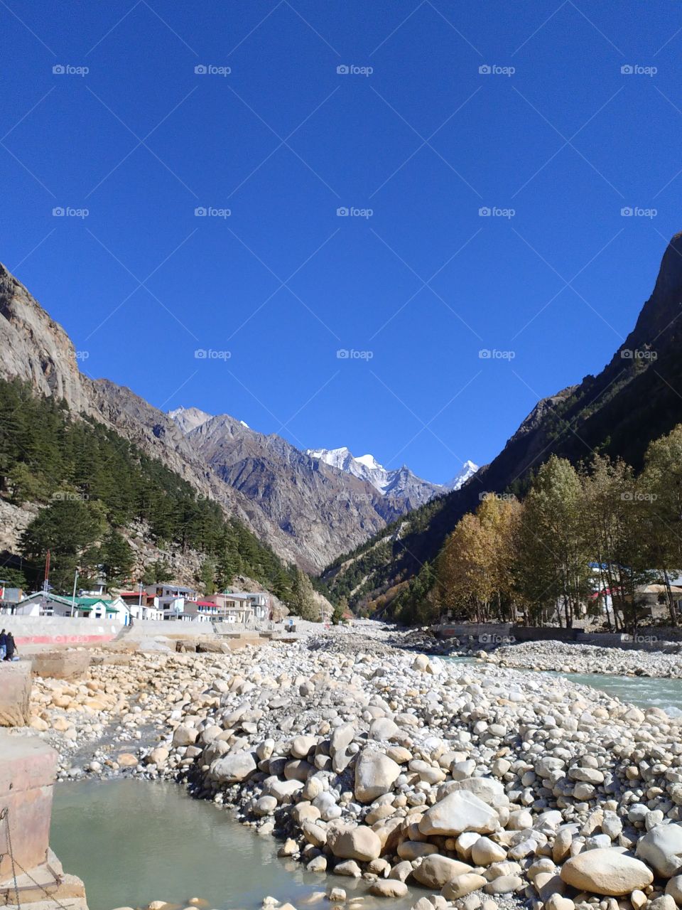 Mesmerizing view of the great Ganga descending down from its heavenly source