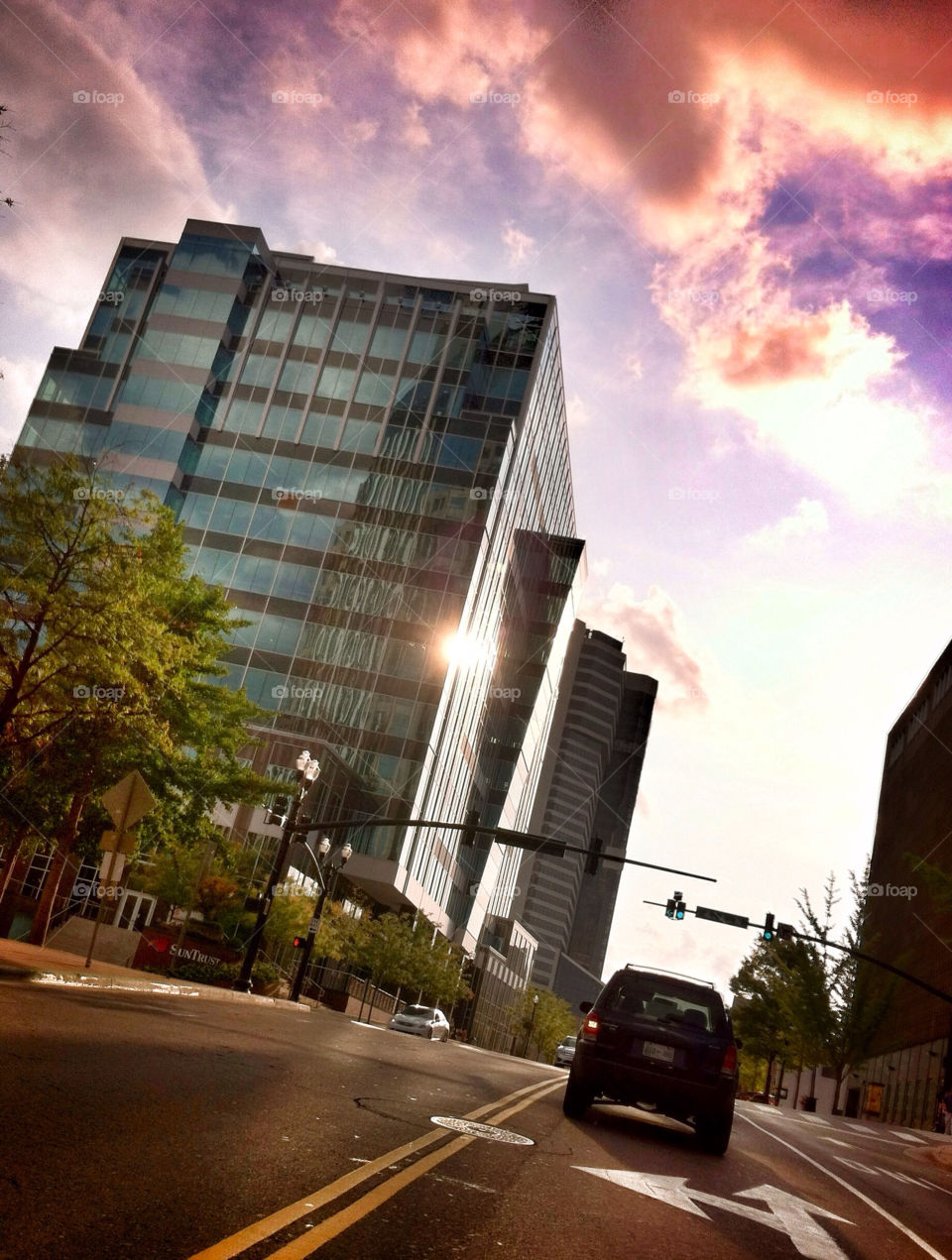 sky street light car by creative_bacon