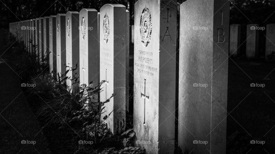 War graves in Antwerp