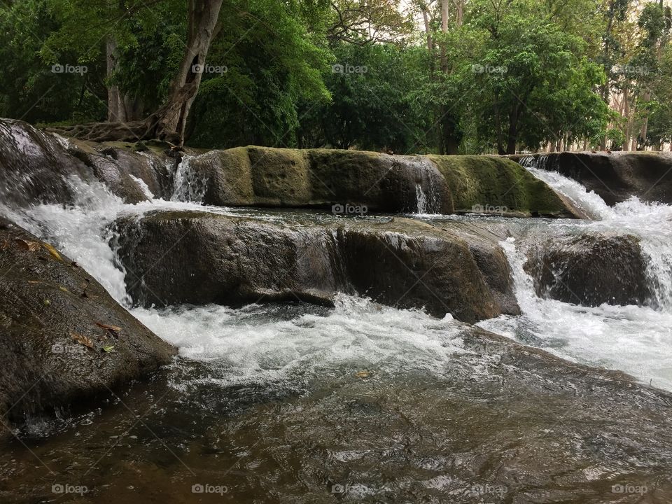 The waterfall 