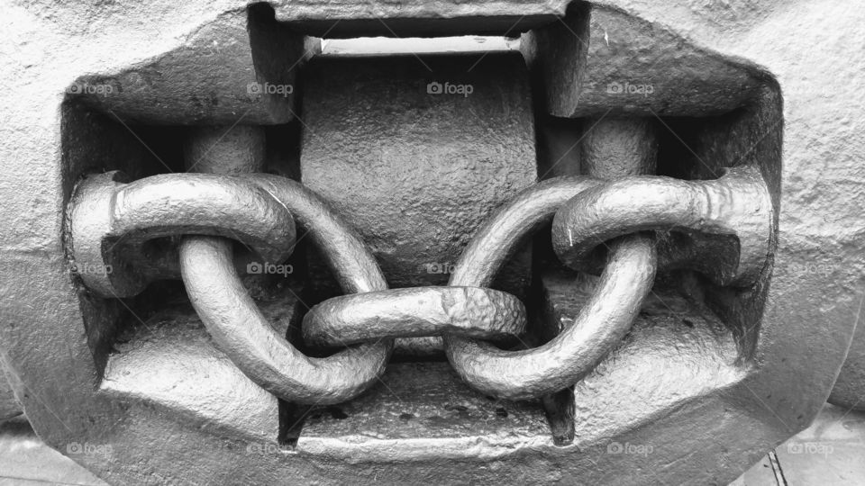 A part of an anchor from Turkish Navy Museum, Istanbul