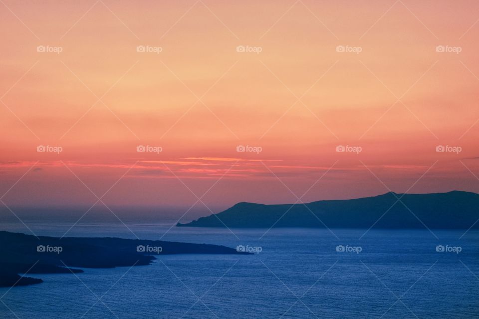 Sunset in Santorini
