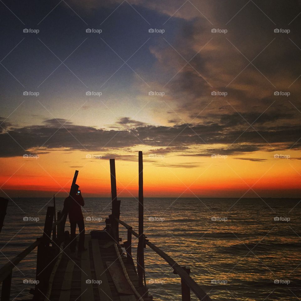 Taking Moment in Golden Hour