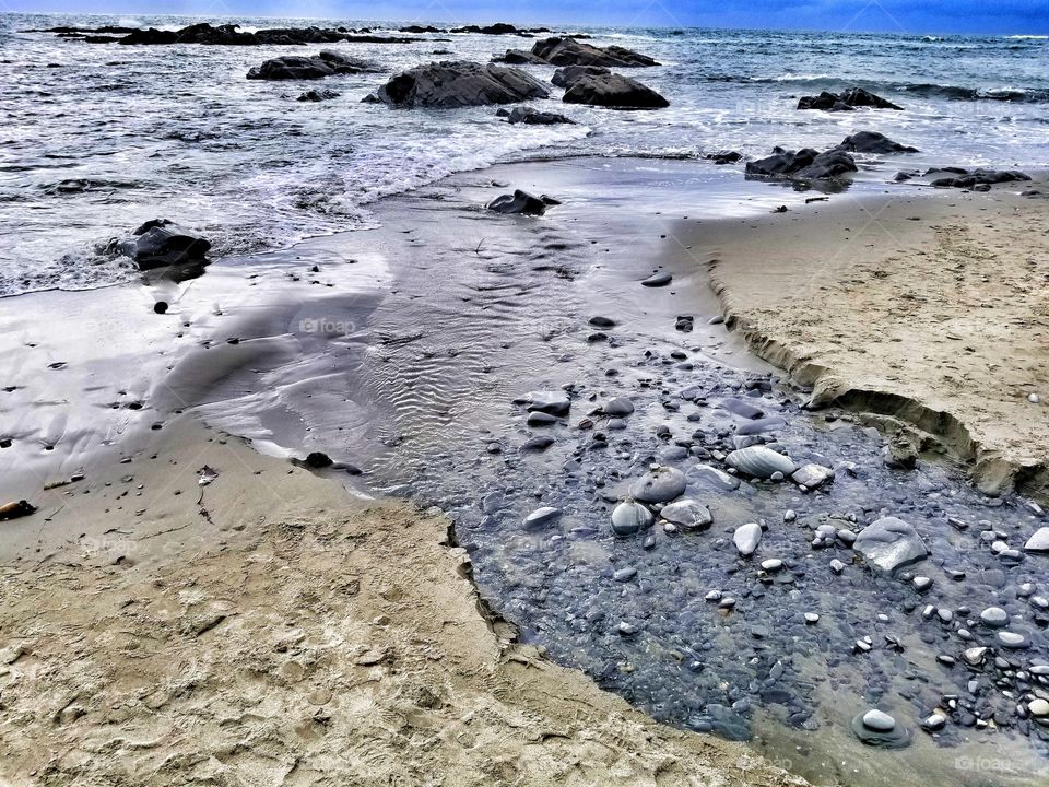 Waterfall to Stream to Sea