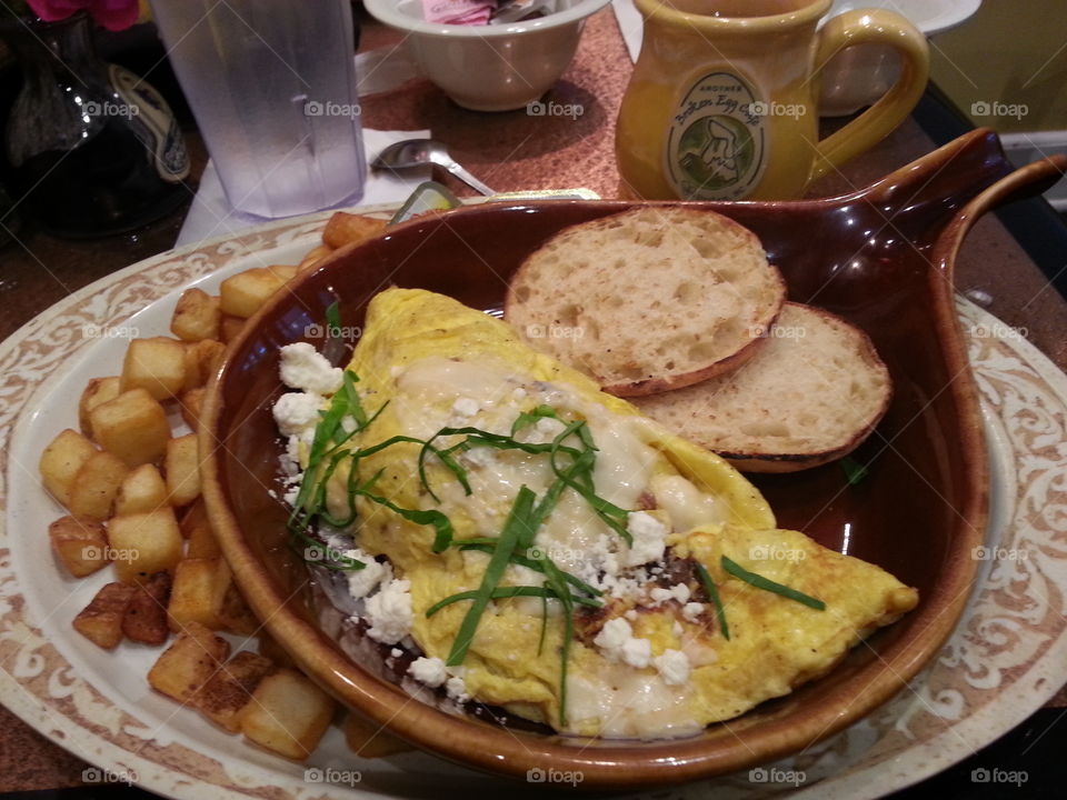 breakfast. I took this pic when I was in Durham,NC  eating breakfast at Another broken egg cafe. it was delicious.