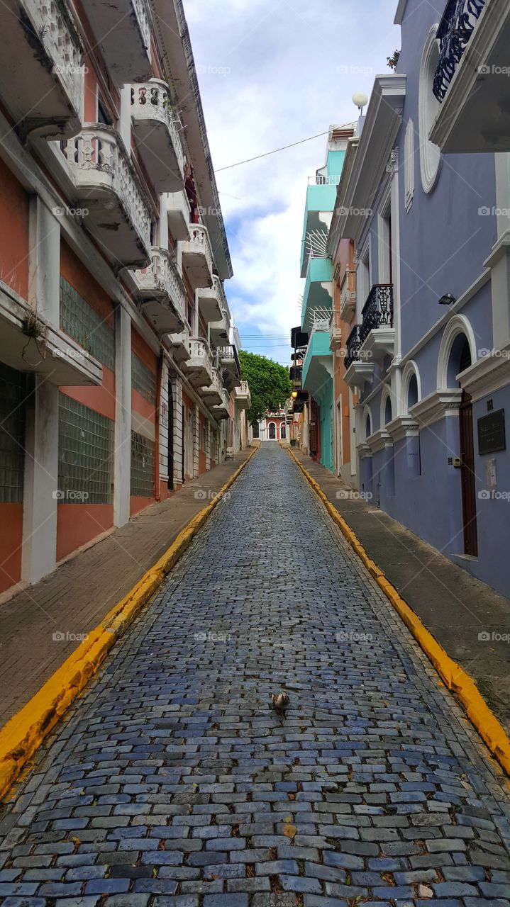 Beautiful streets of Old San Juan, Puerto Rico. Photo by Mark Fetgatter.