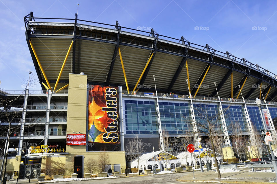 Heinz Field home of the NFL's Pittsburgh Steelers in Pittsburgh Pennsylvania. 