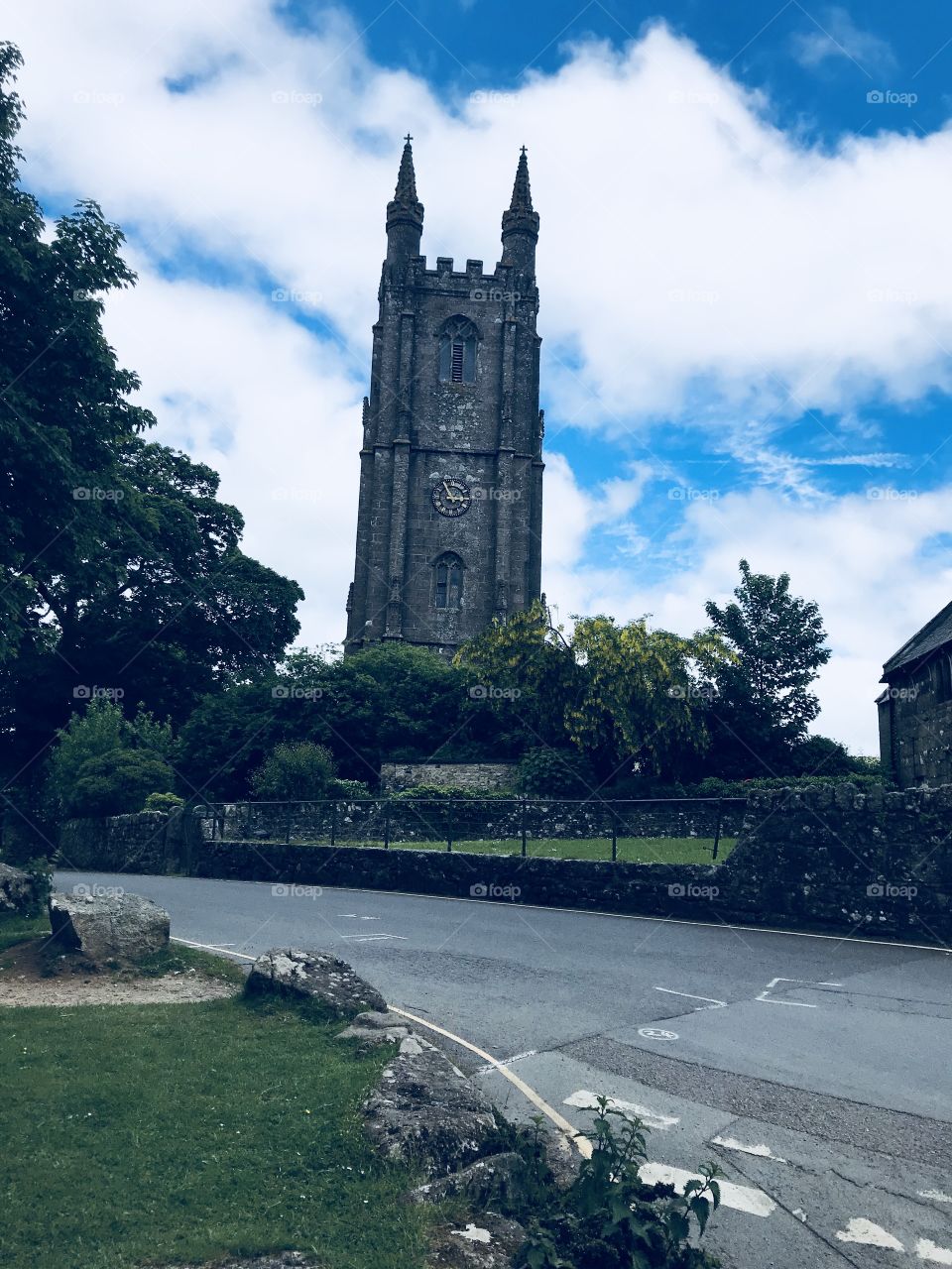 Taken to get the maximum sunshine from this lovely Dartmoor Church.