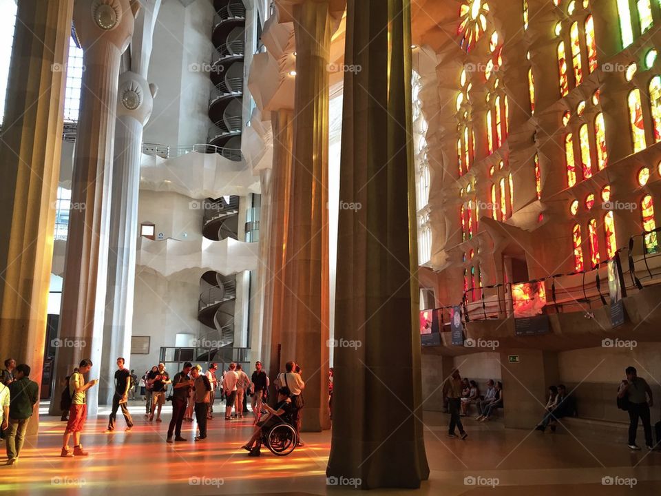 Sagrada Familia Cathedral in Barcelona, Spain