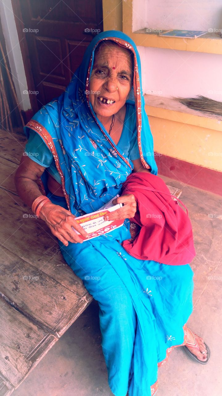 UP India Health Awareness Ruler Development Field Work Chakia Chandauli