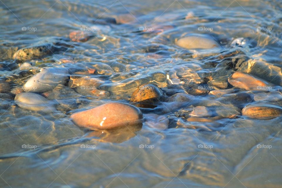 Stones in the water