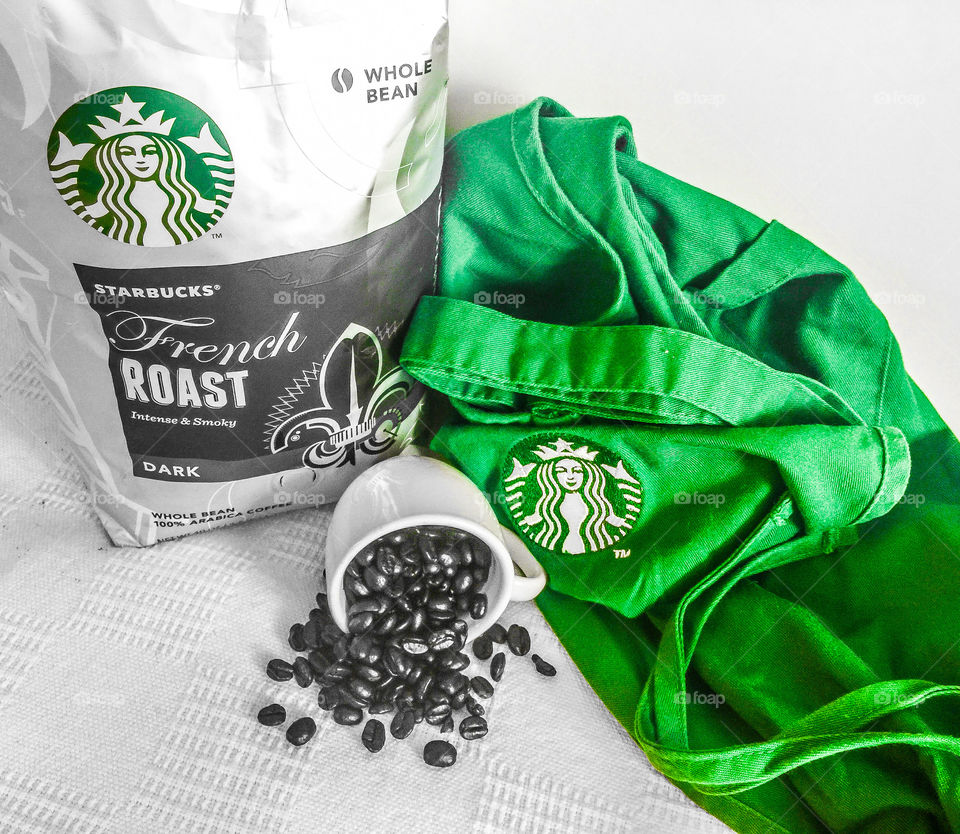 Starbucks coffee company green color pop
