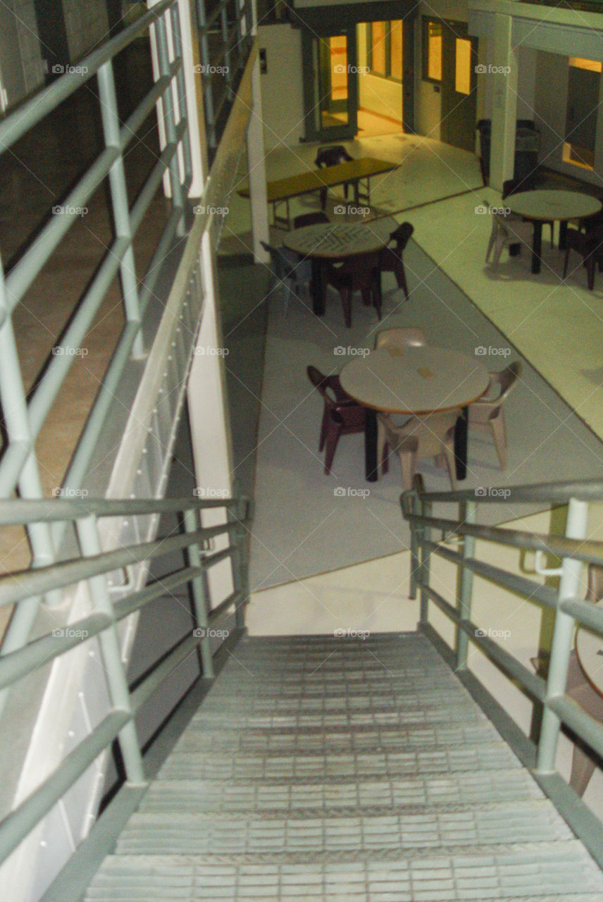 jail block stairs