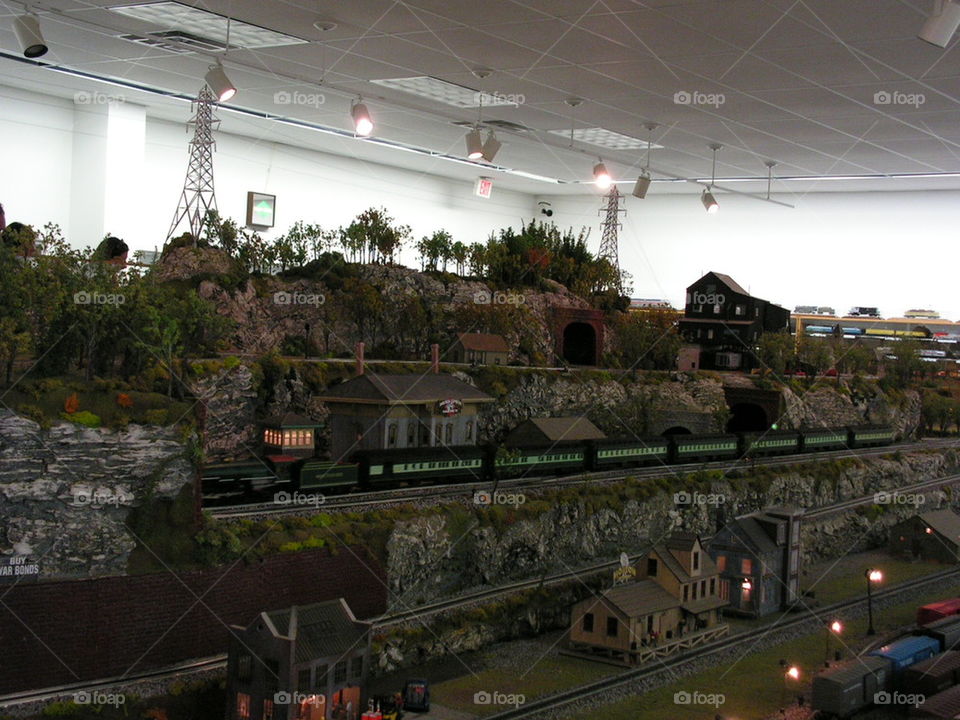 Model Train Exhibit - Bryson City, North Carolina