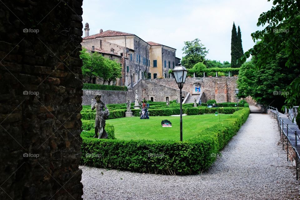 Palazzo Gonzaga's garden - Volta Mantovana, Lombardy, Italy.