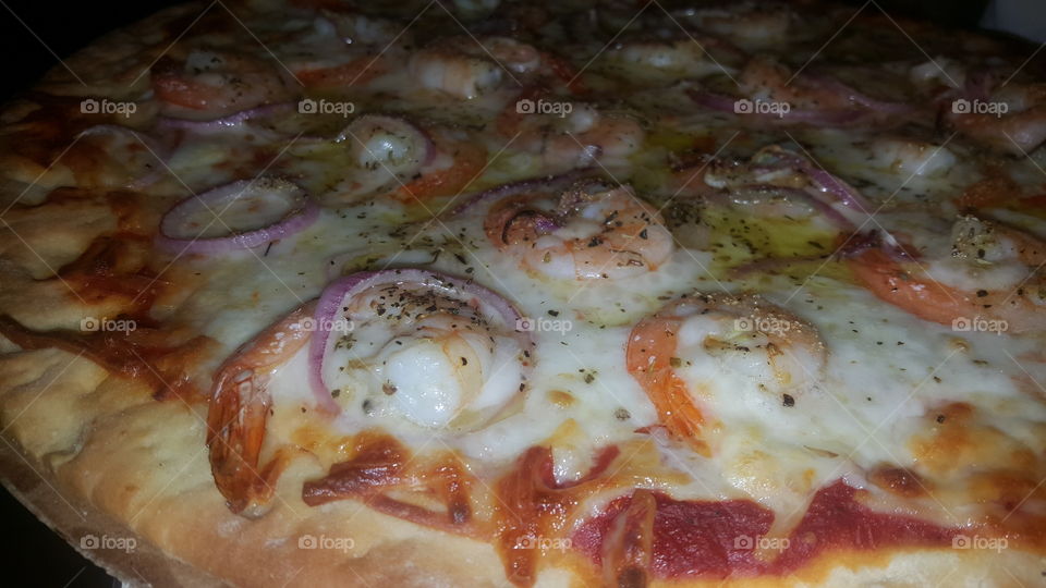 shrimp pizza