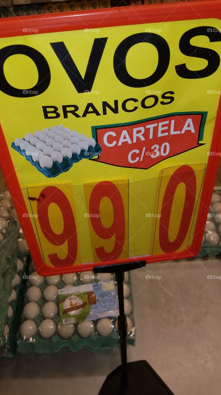 Os ovos são preciosos.