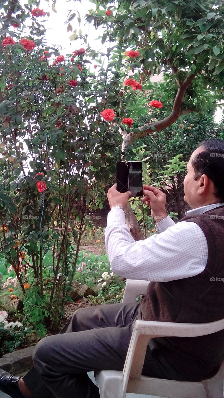 Clicking pictures for foab 