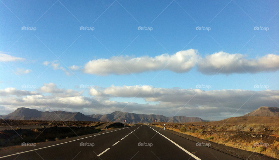 Fuerteventura road 