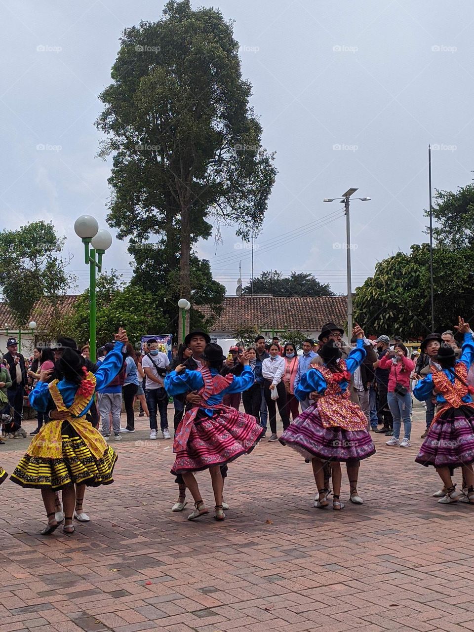 Colombian typical dance