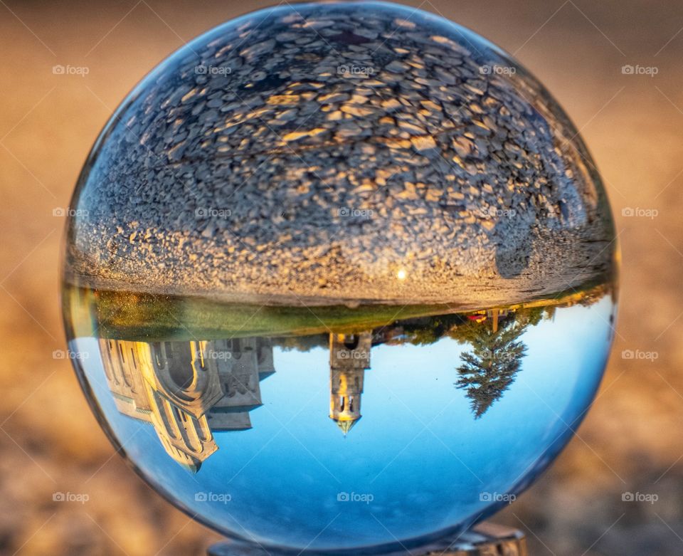 Catch the Bagrati Cathedral in Kutaisi Georgia into crystal