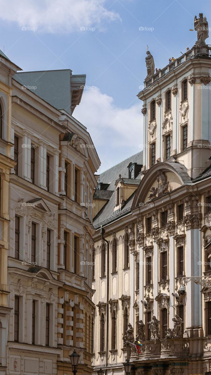 beautiful buildings on university street