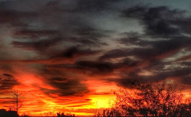 Sunset over El Paso 