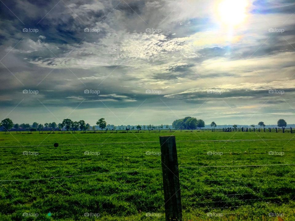 Countryside sky